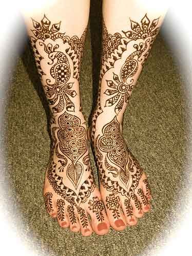 FOLLOWING EXAMPLES OF HENNA