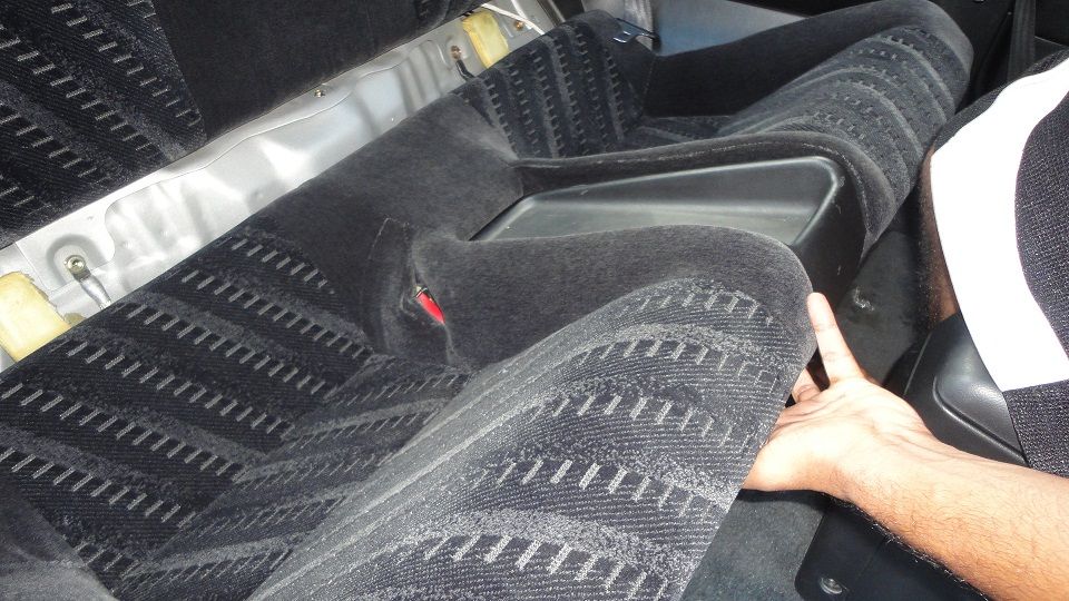 How to remove back seat honda prelude #3
