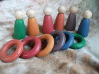 BACK TO SCHOOL!   Pegs and Rings Play Puzzle