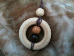 Nursing Necklace // Wood Beads