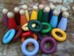 Pegs and Rings Matching Educational Toy Super Set