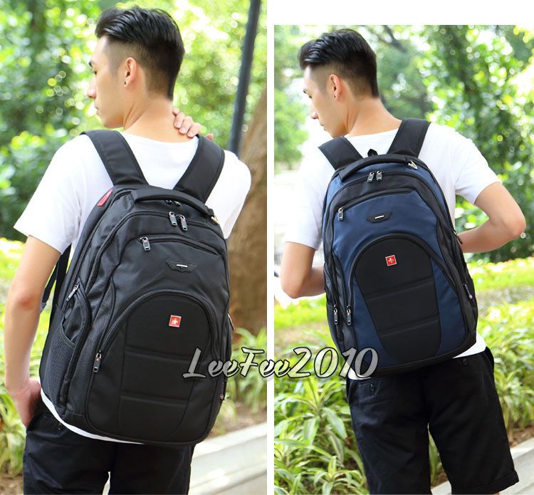 SWISSGEAR Waterproof Backpack Travel Gym Bag Laptop Satchel Student Bag