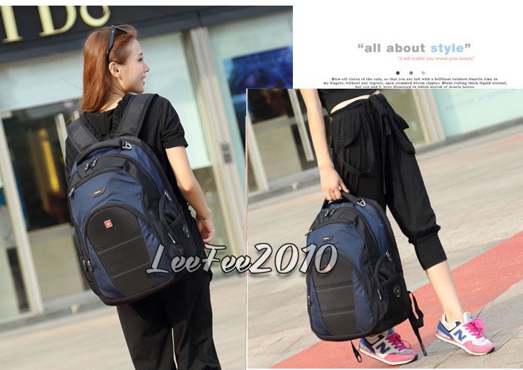 SWISSGEAR Waterproof Backpack Travel Gym Bag Laptop Satchel Student Bag