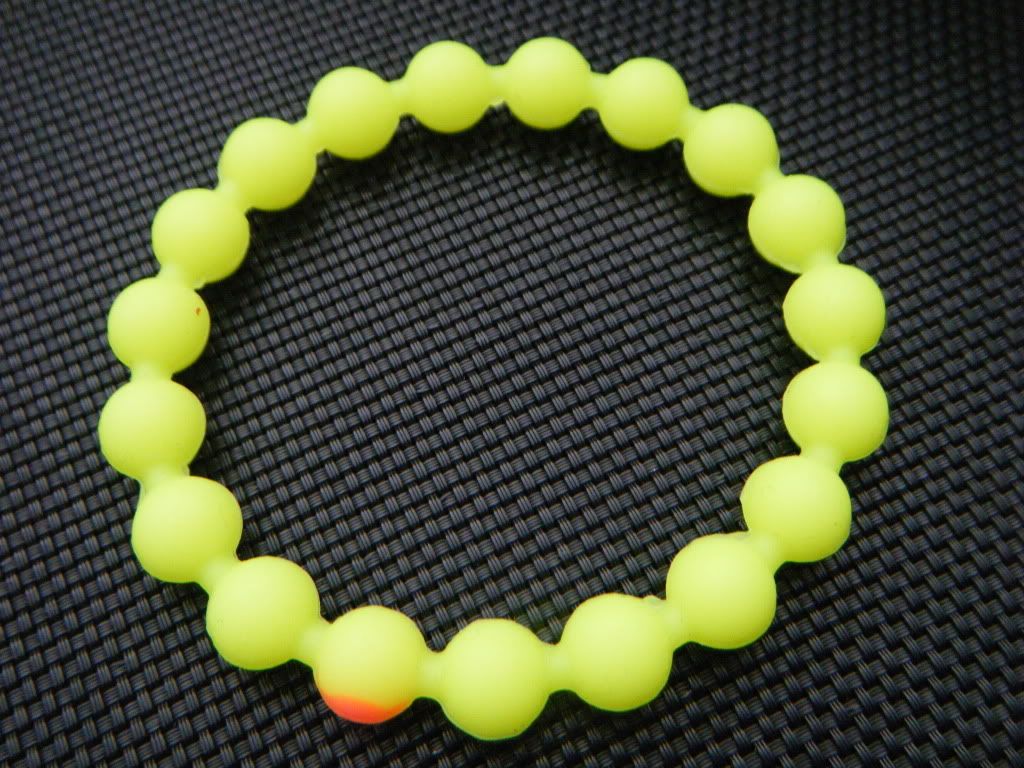 FASHION NEON UNISEX CLUBBING RUBBER BALL SILICONE WRIST BRACELET BAND