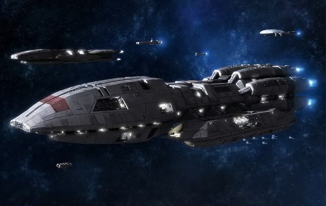 battlestar wallpaper. on a colored ackground in