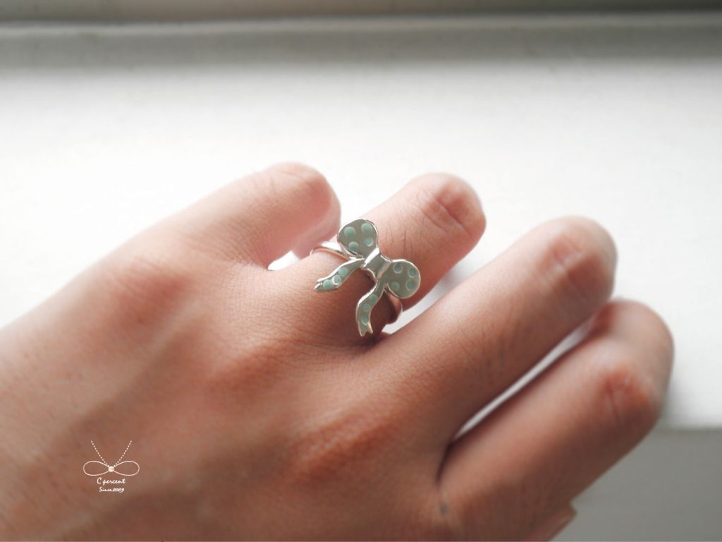 C%手工飾品----點點啾啾 (戒指) 925純銀 銀飾 - General Rings - Other Metals Pink