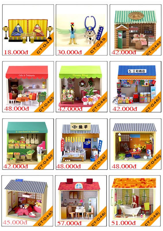 Bán mô hình giấy 3D chưa thành phẩm với 3,000 mẫu. - 4