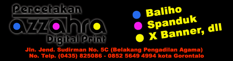 AZZAHRA digital Print gorontalo