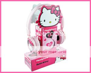 Hello kitty cute earphone headphone headset for iPad iPod iPad2 gift 