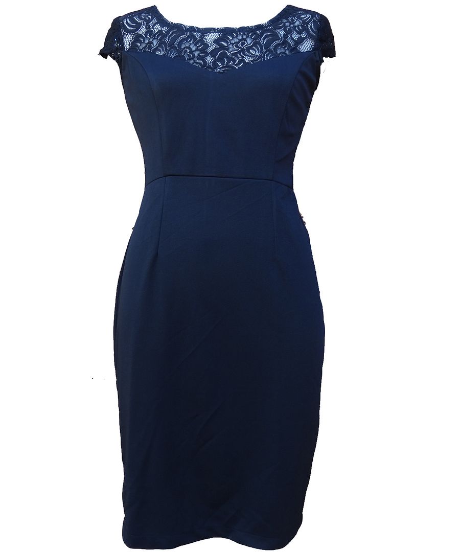 black lace dress size 14