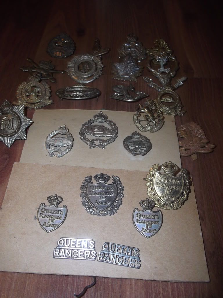 FOUND 1st Canadian Armoured Kangaroo badge w/ 25 plus badges! Help ...