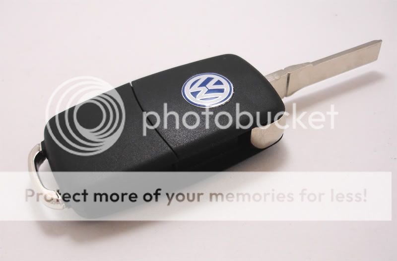 VW FLIP KEY REMOTE FOB TRANSMITTER (3BT)  