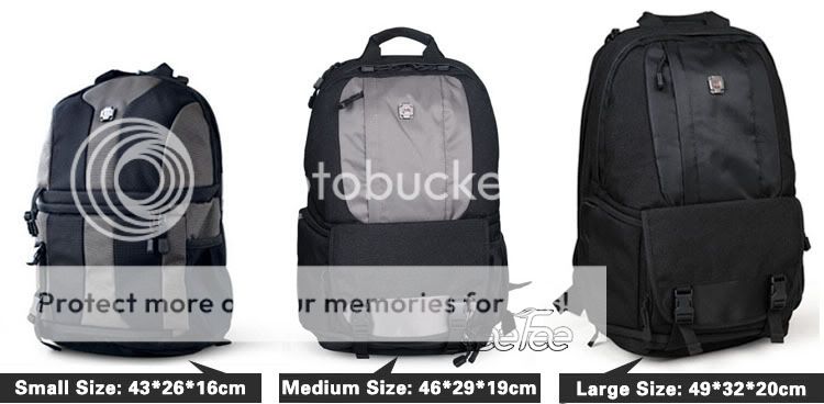 DSLR SLR Professional Camera 15 Laptop Backpack Fastpack Bag Canon 