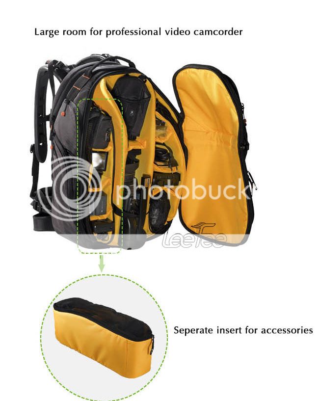Professional DSLR Canon Nikon Digital Camera Laptop Backpack Sony Camcorder Bags