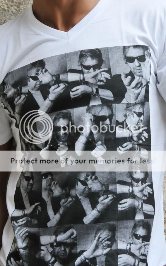 Shirt SERGE GAINSBOURG Vintage Dispo S M L COL V  