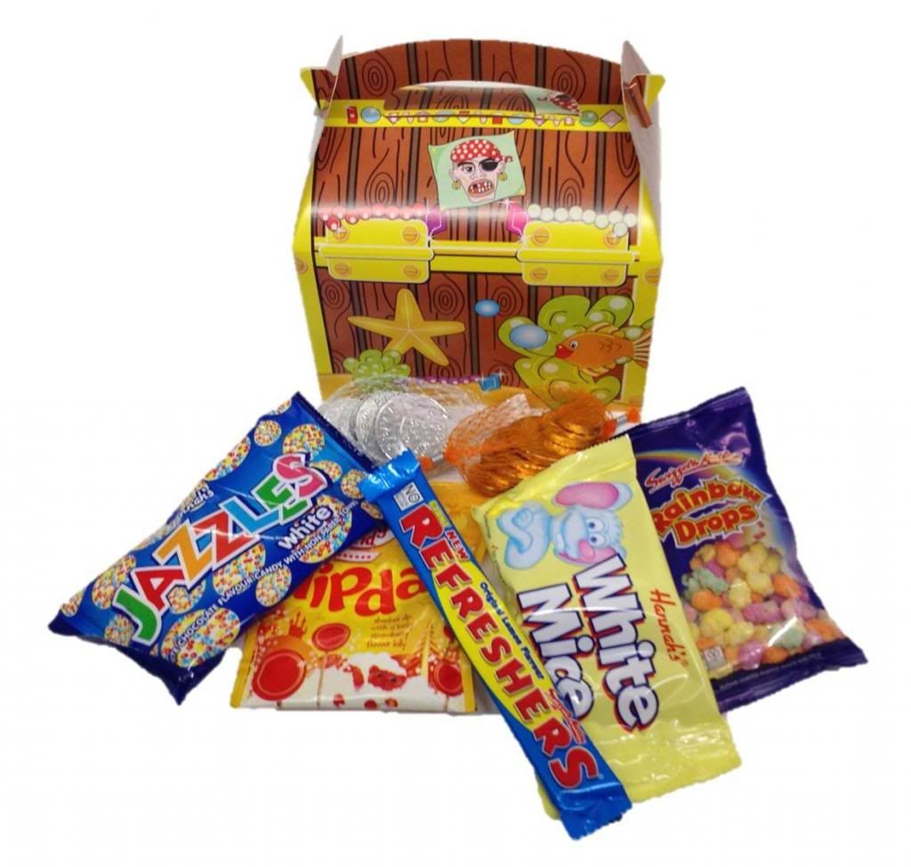 kids treasure gift box chocolate sweets hamper present christmas