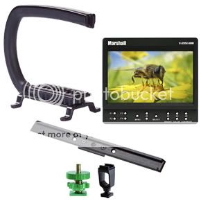 Canon 5d 7d Pro Camera Mount Cam Caddie Monitor Bundle 801813144611 