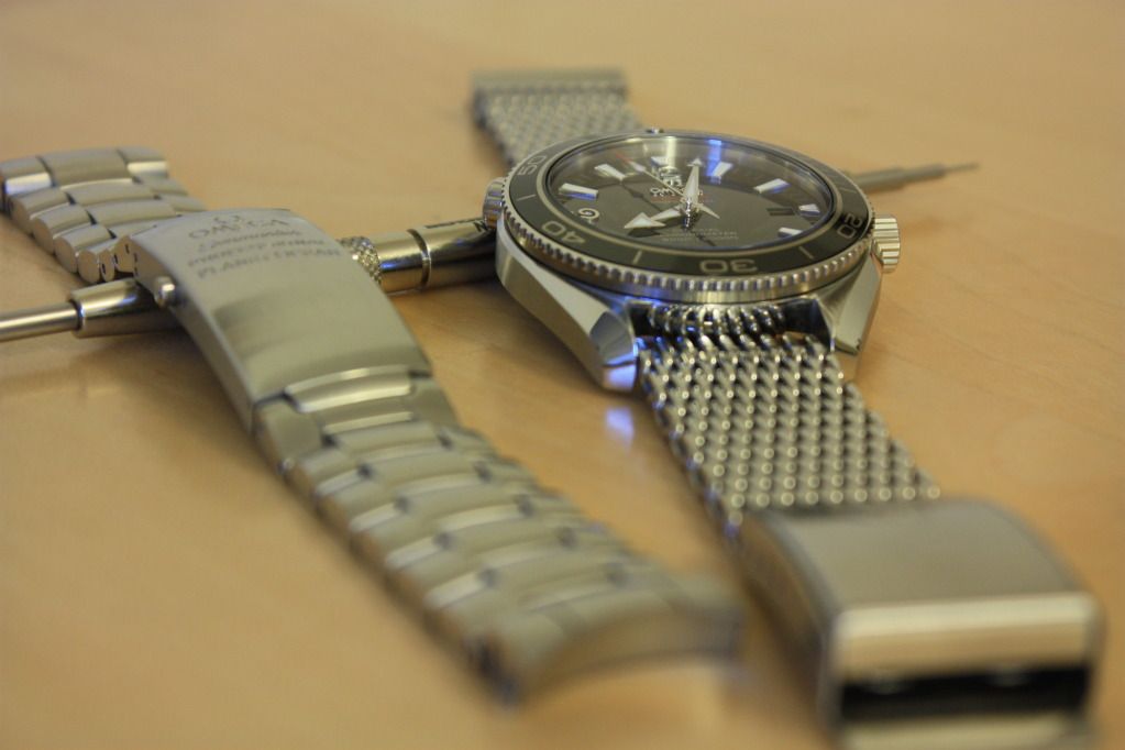 omega speedmaster mesh