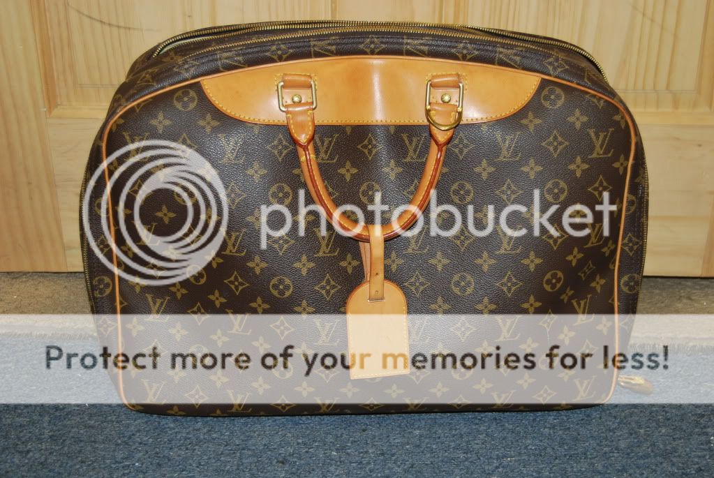 Louis Vuitton Alize 24 Heures Monogram Canvas Luggage Travel Bag 